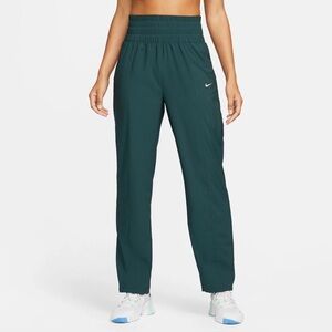 Nike Women's Wide Leg Sweatpants Ultra High Waisted DriFit Green Pant Size Large